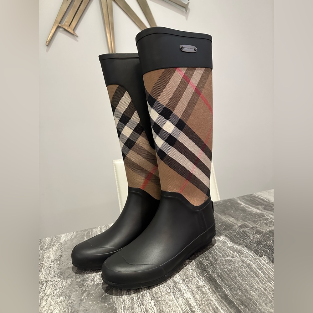 burberry Rain Boot, black